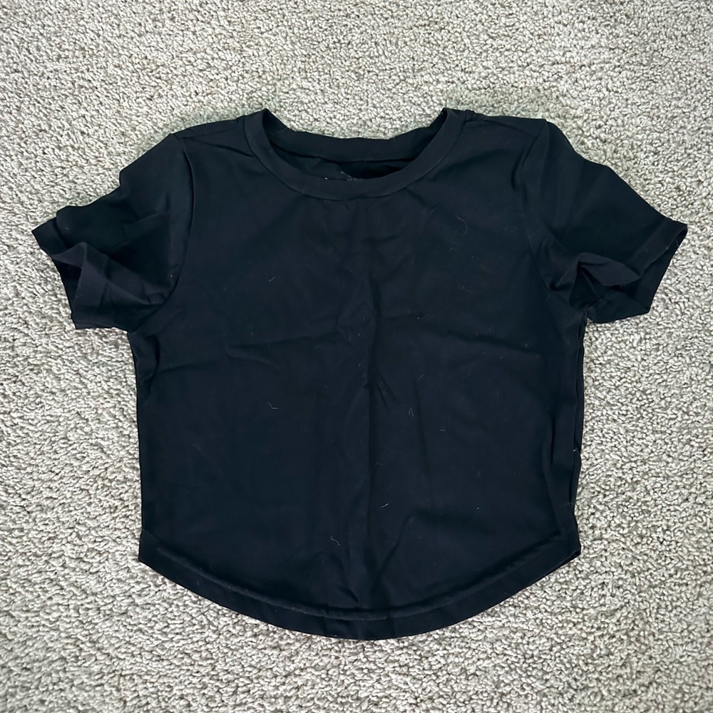 BuffBunny Classic Black Crop Top
